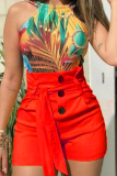 Casual Solid Bandage Skinny High Waist Pencil Solid Color Bottoms