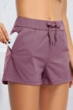 Fashion Casual Solid Patchwork Loose Mid Waist Bottoms