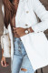 Work Daily Solid Patchwork Turn-back Collar Outerwear