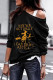 Fashion Casual Print Printing O Neck Tops