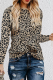 Casual Leopard Patchwork Tops