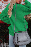 Casual Sweet Solid Solid Color O Neck Tops