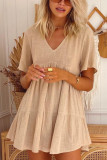 2021 Fashion Simple Pure Color Mini Dress