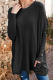 Casual Solid Patchwork O Neck Tops
