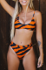  Vacation Print Contrast Swimwears
