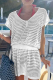 Casual Solid Mesh V Neck Waist Skirt Dresses