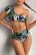 Fashion Sexy Print Patchwork Swimwears