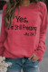 Casual Letter Print Printing O Neck Tops