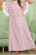 Elegant Floral Patchwork O Neck A Line Dresses