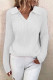 Casual Solid Patchwork Turndown Collar Tops