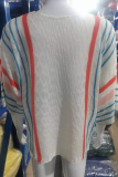 Casual Solid Patchwork O Neck Tops