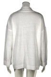Casual Solid Solid Color Turtleneck Tops