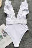 Fashion Simplicity Solid Swimwears
