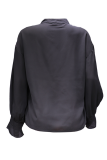 Casual Solid Patchwork Tops