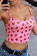 Fashion Casual Print Spaghetti Strap Tops