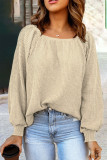 Fashion Solid Solid Color Off the Shoulder Tops