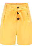 Casual Solid Bandage Skinny High Waist Pencil Solid Color Bottoms