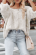Fashion Casual Solid Basic O Neck Tops Sweater