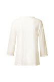 Casual Solid Patchwork U Neck Tops