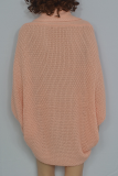 Casual Solid Patchwork Basic Outerwear Sweater