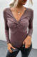 Fashion Casual Solid Patchwork V Neck Bodysuits