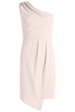 Casual Solid Patchwork One Shoulder Irregular Dress Dresses