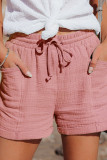 Fashion Casual Solid Patchwork Loose High Waist Wide Leg Bottoms
