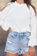 Casual Solid Patchwork Half A Turtleneck Tops
