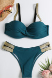 Sexy Solid Backless Swimwears