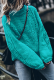 Casual Solid Hollowed Out Patchwork O Neck Tops