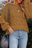 Casual Sweet Solid Solid Color O Neck Tops
