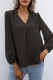 Fashion Casual Solid Patchwork V Neck Tops