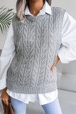 Fashion Casual Solid Patchwork O Neck Tops