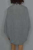Casual Solid Patchwork Basic Outerwear Sweater