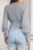 Fashion Casual Solid Patchwork O Neck Tops
