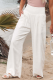 Casual Solid Patchwork Straight High Waist Straight Solid Color Bottoms