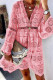 Fashion Street Solid Hollowed Out V Neck A Line Dresses