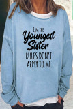 Casual Letter Print Printing O Neck T-Shirts
