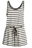 Fashion Striped Patchwork Spaghetti Strap Dresses