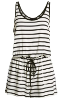 Fashion Striped Patchwork Spaghetti Strap Dresses