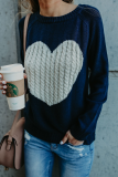 Casual Patchwork O Neck Tops
