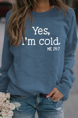Casual Letter Print Printing O Neck Tops
