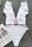 Fashion Simplicity Solid Swimwears