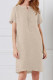 Fashion Casual Solid Patchwork O Neck A Line Dresses
