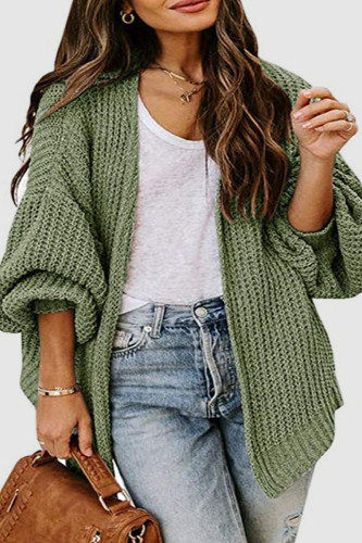 Casual Solid Patchwork Outerwear