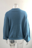 Casual Solid Hollowed Out Patchwork O Neck Tops