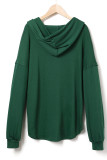 Fashion Casual Solid Frenulum V Neck Tops