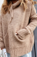 Casual Solid Draw String Pocket Hooded Collar Tops