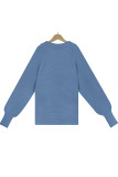 Elegant Solid Solid Color Turndown Collar Tops