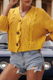 Fashion Casual Solid Patchwork V Neck Tops